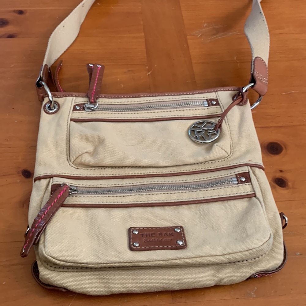 The Sak Tan and Brown Crossbody Bag - Picture 3 of 14